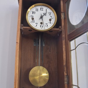 Stary zegar wiszący art Deco. Sprzedany