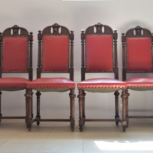 Stare krzesła neorenesansowe 